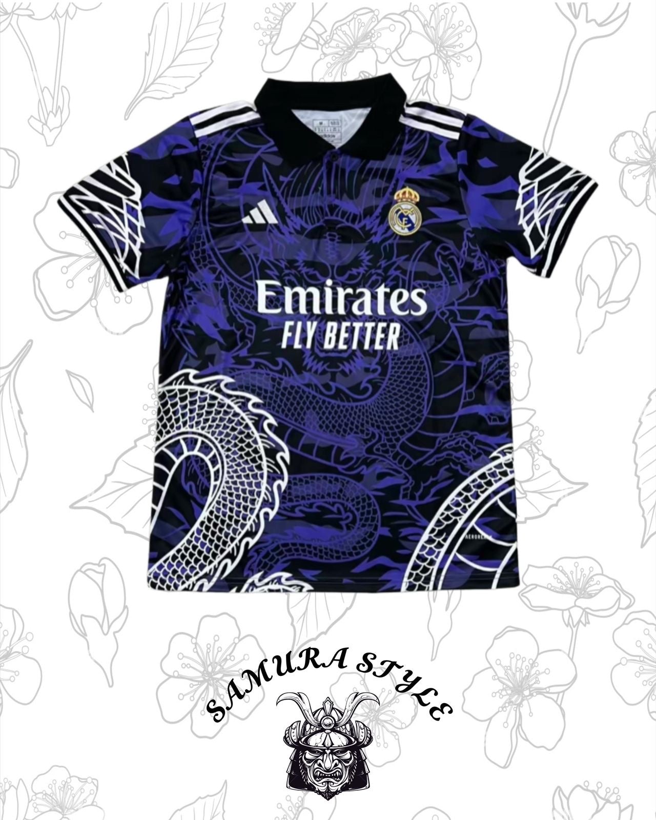 CAMISA DEL REAL MADRID DRAGÓN VIOLETA
