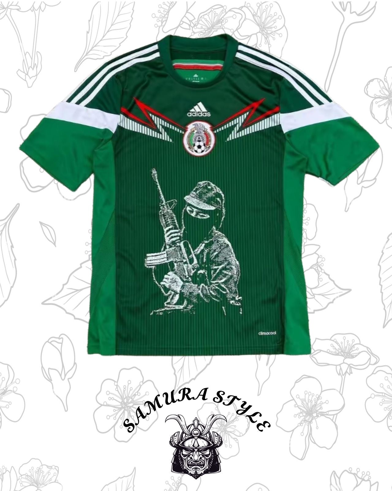 CAMISA DE MÉXICO VERDE BANDO